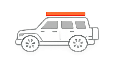 JOYINRUTE Rooftop Tent Hard Shell - JEEP