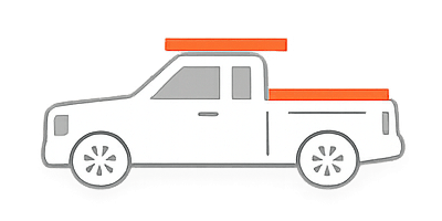 JOYINRUTE Rooftop Tent Hard Shell - TRUCK