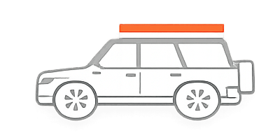 JOYINRUTE Rooftop Tent Hard Shell - Trailer