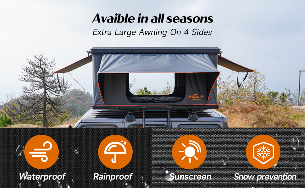 JOYINRUTE Rooftop Tent Hard Shell 