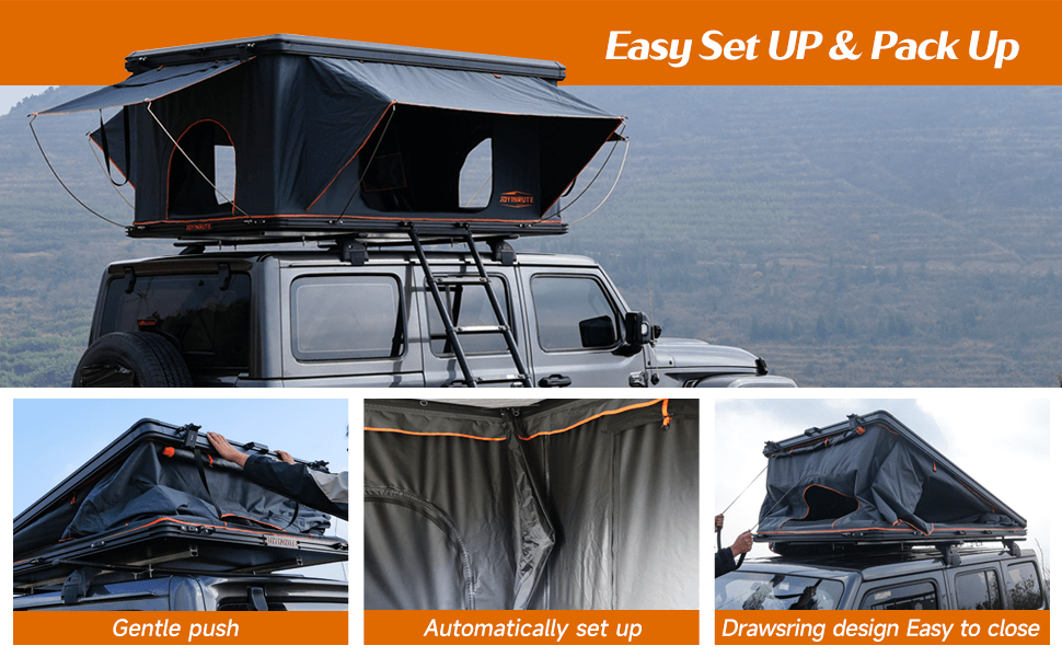 JOYINRUTE Rooftop Tent Hard Shell 