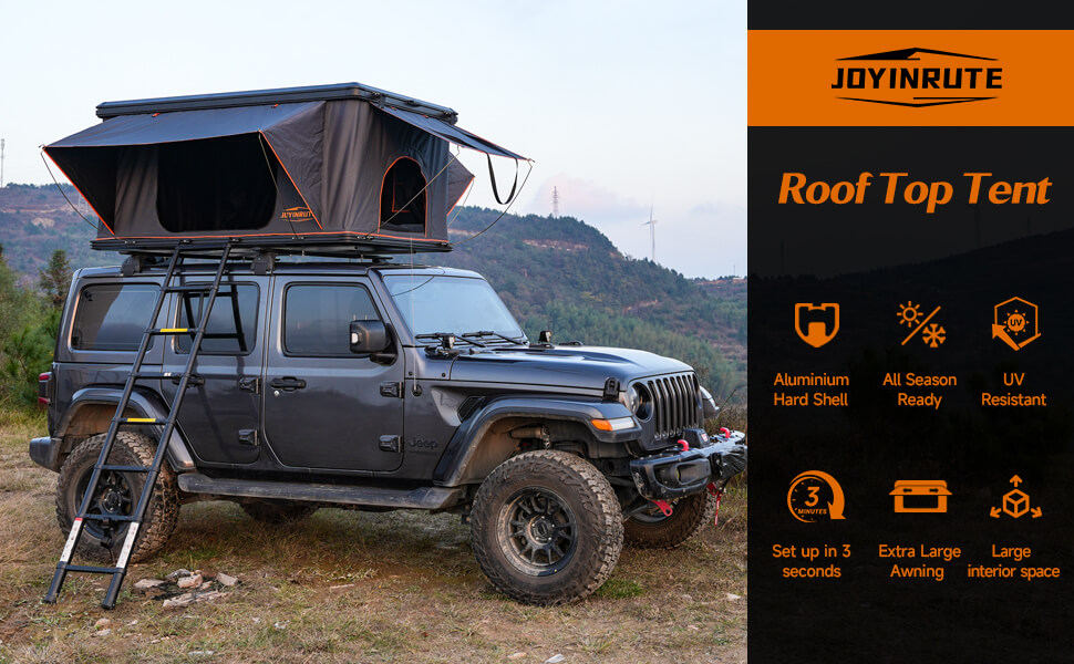 JOYINRUTE Rooftop Tent Hard Shell 